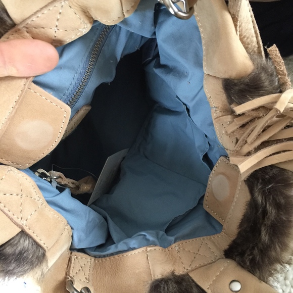 ANTHROPOLOGIE/Plateau faux fur bag/NWT/